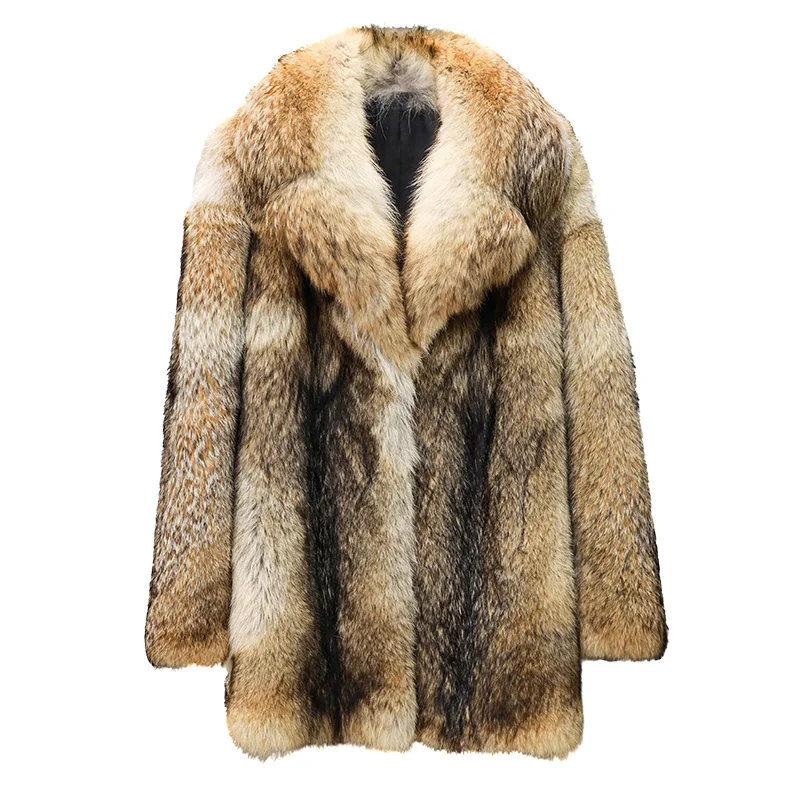 ジャケット・アウター acka 2024 Christmas box volume fur coat AOWITH Faux Leather Jacket for Women with Faux Fur Collar