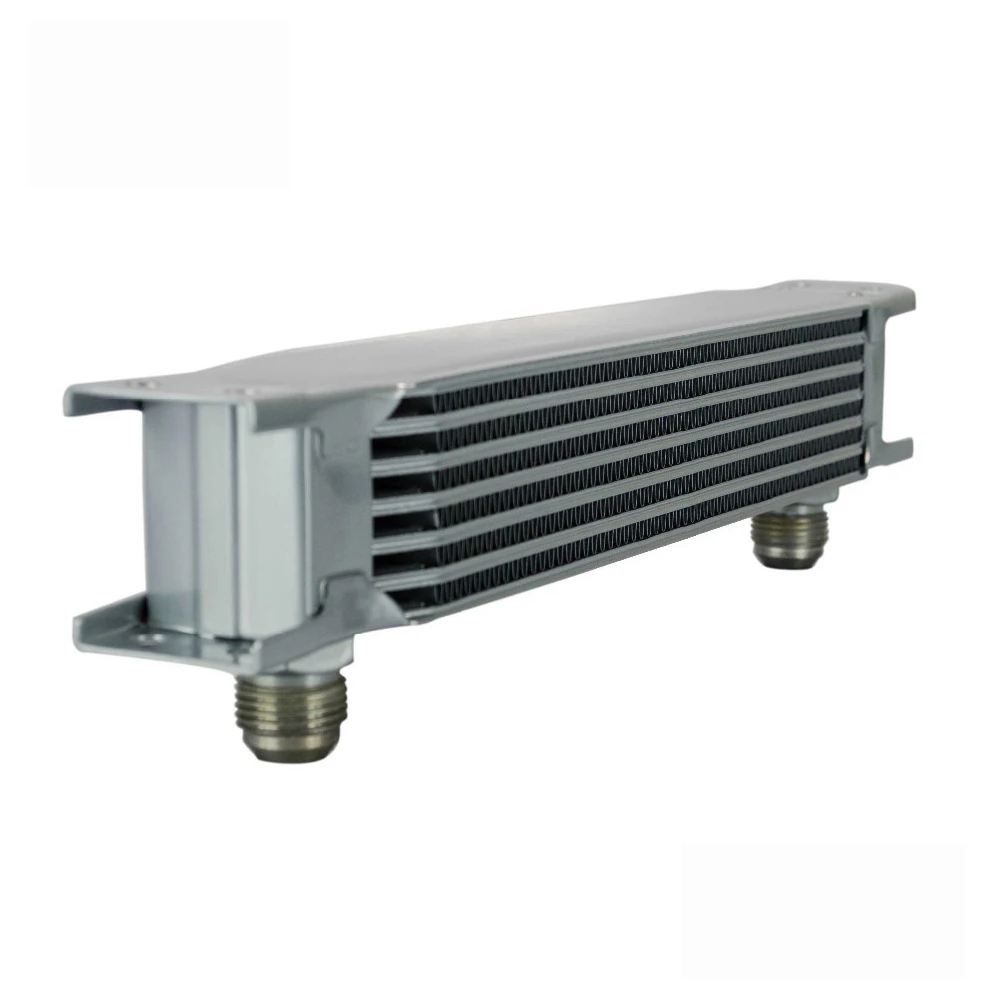 PQY-Universal Aluminum Oil Cooler Engine Transmission British Type Oil Cooler Kit 7 Rows PQY7007