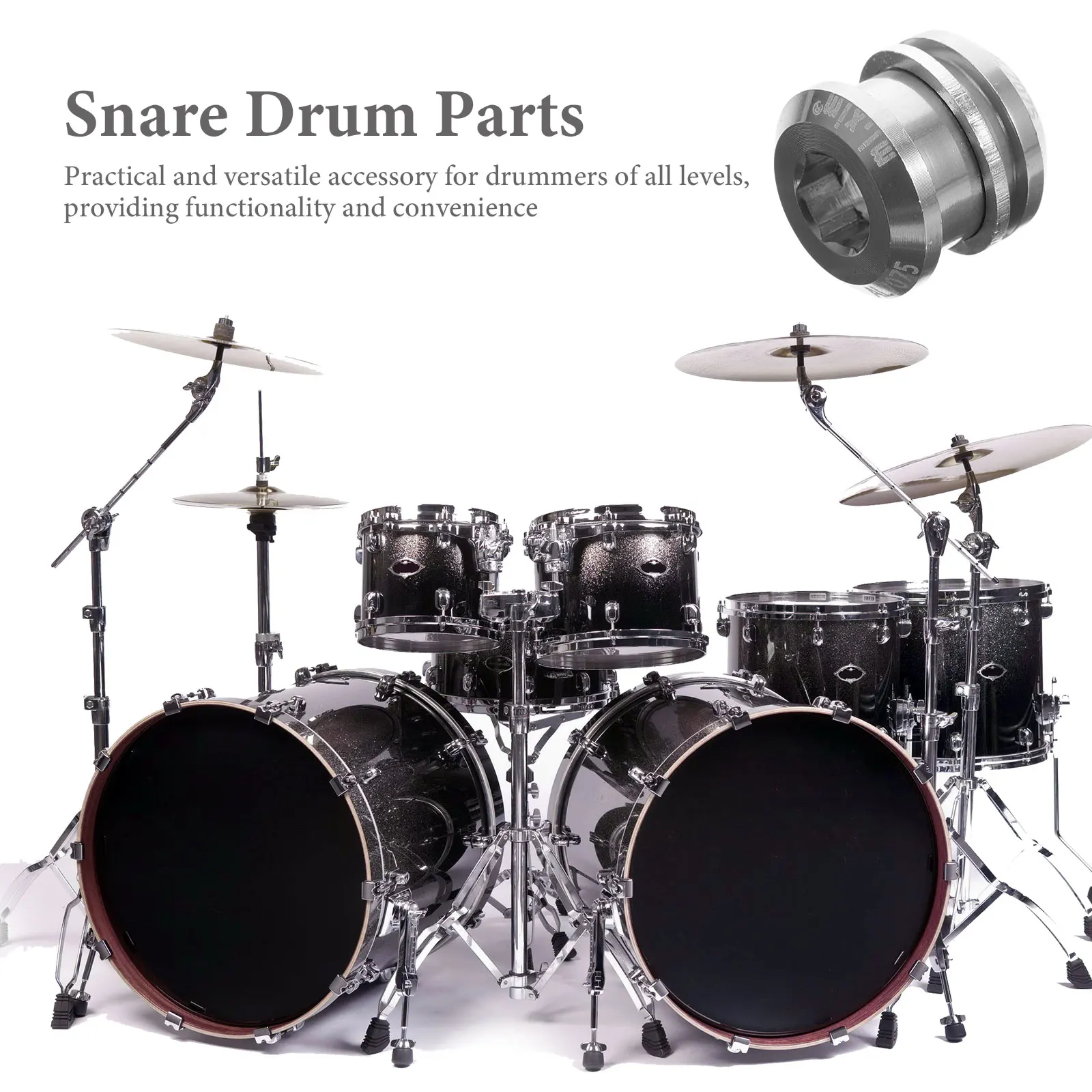 Cast Drum Air Vent Part For Bass Tom Snare Drum Kit Percussion Musical Air Vent Aluminum Alloy Tom Part