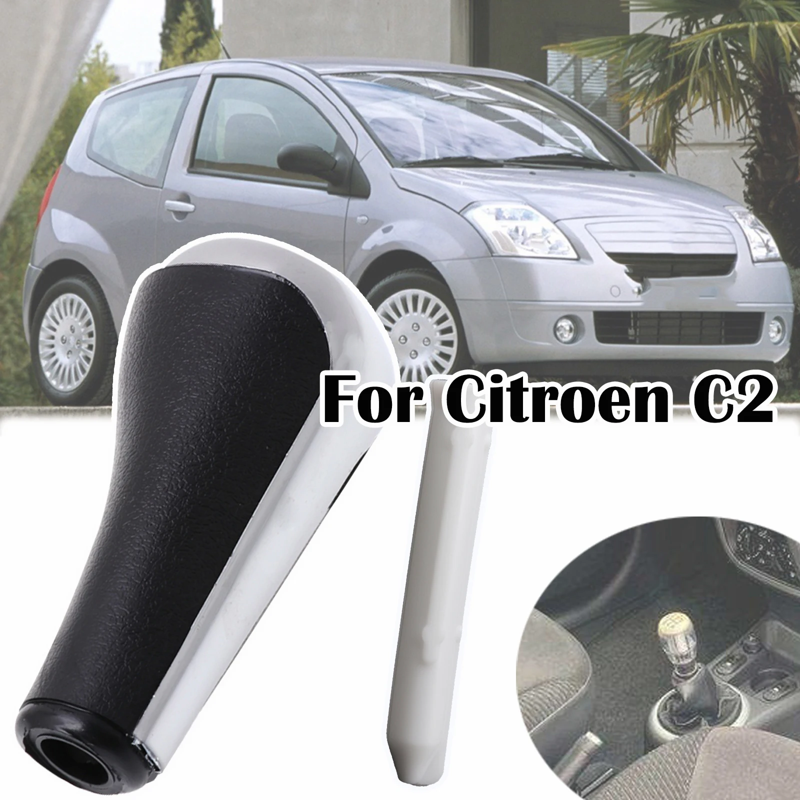 

Gear Shift Knob Stick Shifter Lever Pen Handball Automatic For Citroen C2 C3 C4 C5 Elysee Xsara Picasso Inner Sleeve Repair Kit