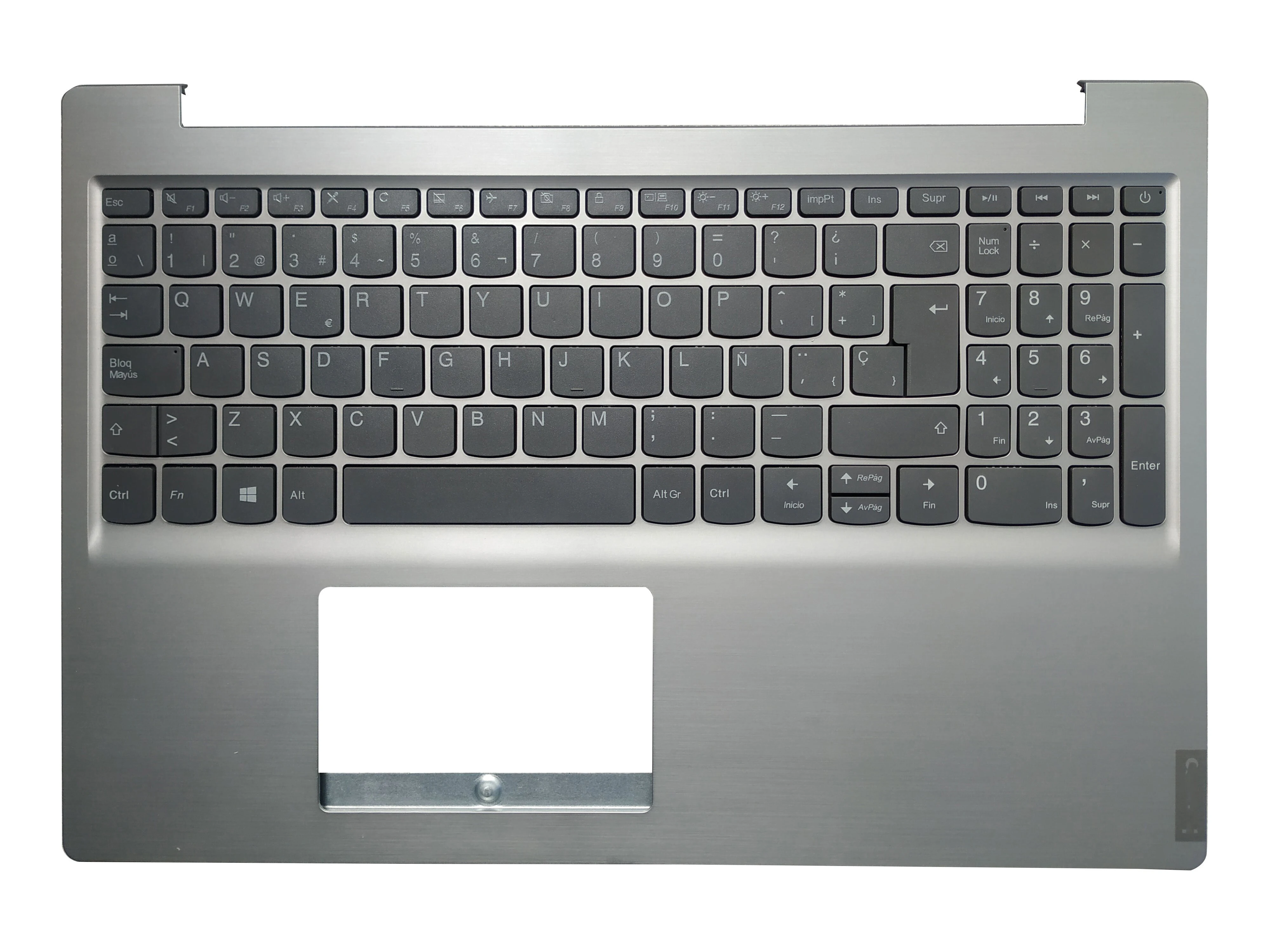 Teclado Espanhol com Tampa Palmrest Caixa Inferior Lenovo Ideapad 340c15ast 340c-15 Igm 340c-15iwl S145-15iwl S145-15iil Novo