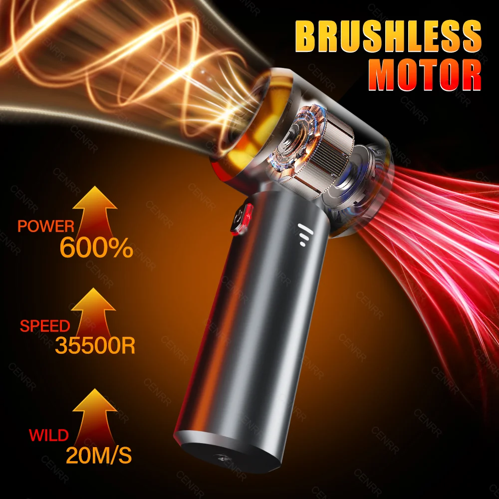 CENRR 2025 NEW Car Vacuum Cleaner Mini Powerful 998000PA Portable Vacuum Cleaner for Home Appliance Handheld Blower Car Cleaner 2