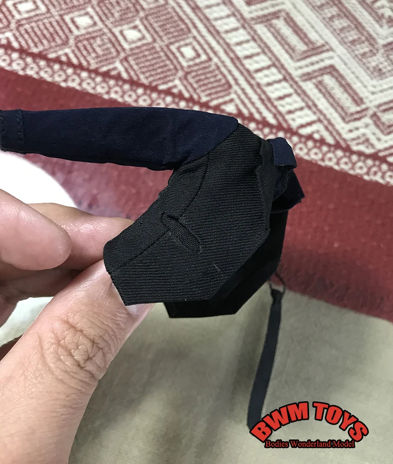 남성 군인 고품질 재킷 코트 클래식 정장 조끼, 가짜 2 피스 타이 액세서리 모델, 6 인치 액션 피규어, 1/12 체중계