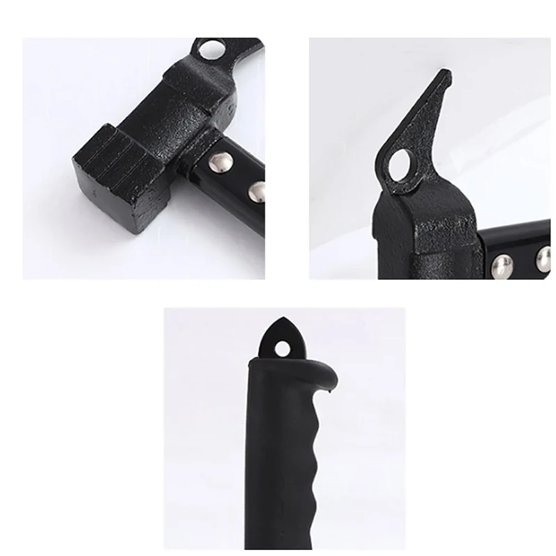 Camping Tent Accessories Hammer Nail Extractor Outdoor Camping Tent Nail Hammer Cast Iron Safety