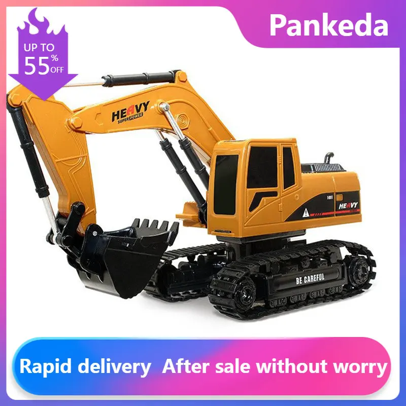 

RC Excavator Dumper RC Car 2.4G Remote Controlled Engineering Vehicle Crawler Truck Bulldozer Children Toys for Boys Kids Gifts