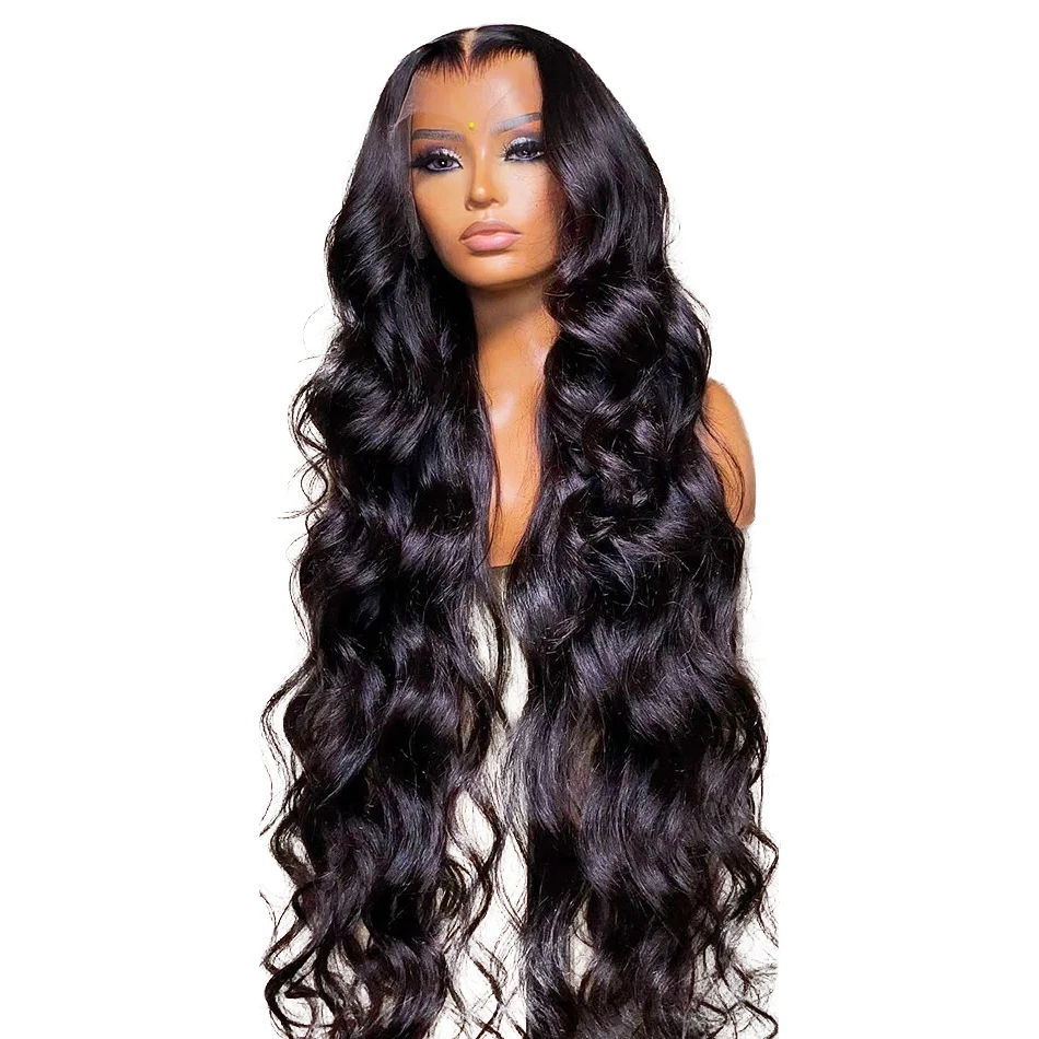 360 Full Lace Frontal Wig Body Wave Brazilian Remy Pre Plucked Hairline 13x4 Transparent Lace Front Wig Black Women lace front wig,human hair wigs,360 lace wig