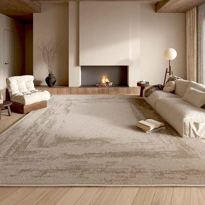 Maillard Living Room Carpet Luxury High-grade Large Area Bedroom Plush Carpet Brown Home Decoration Sofa Floor Mats Ковер 양탄자 3