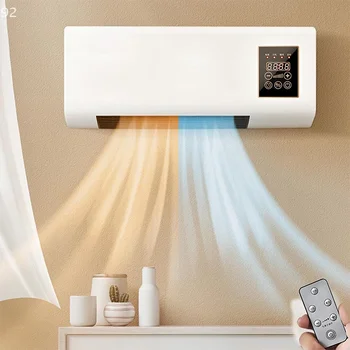 Climatiseur portable chauffant, mini climatiseur d'appoint avec minuterie, climatiseur compact (ne peut pas refroidir) 1