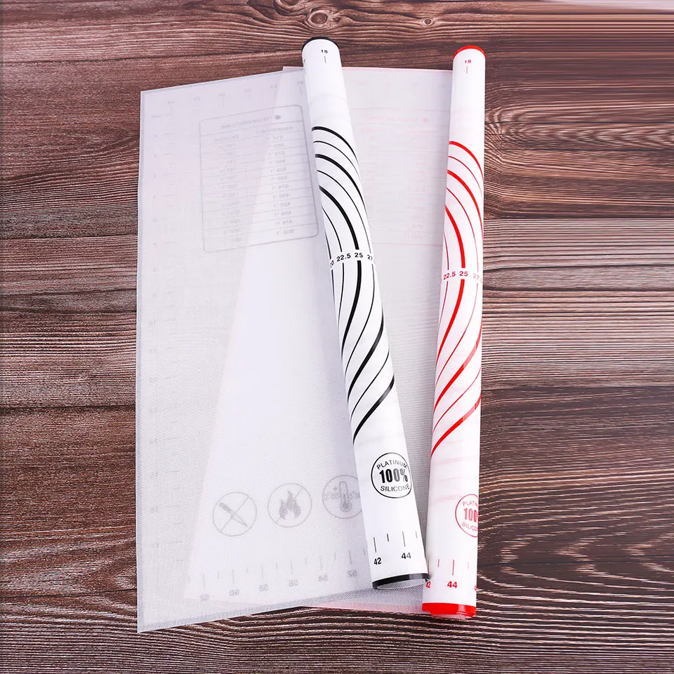 Silicone Baking Mat Reusable Mat For Rolling Dough Pad Large Non-Stick Oven Patisserie Baking Accessories Kitchen Tools silicone baking mat