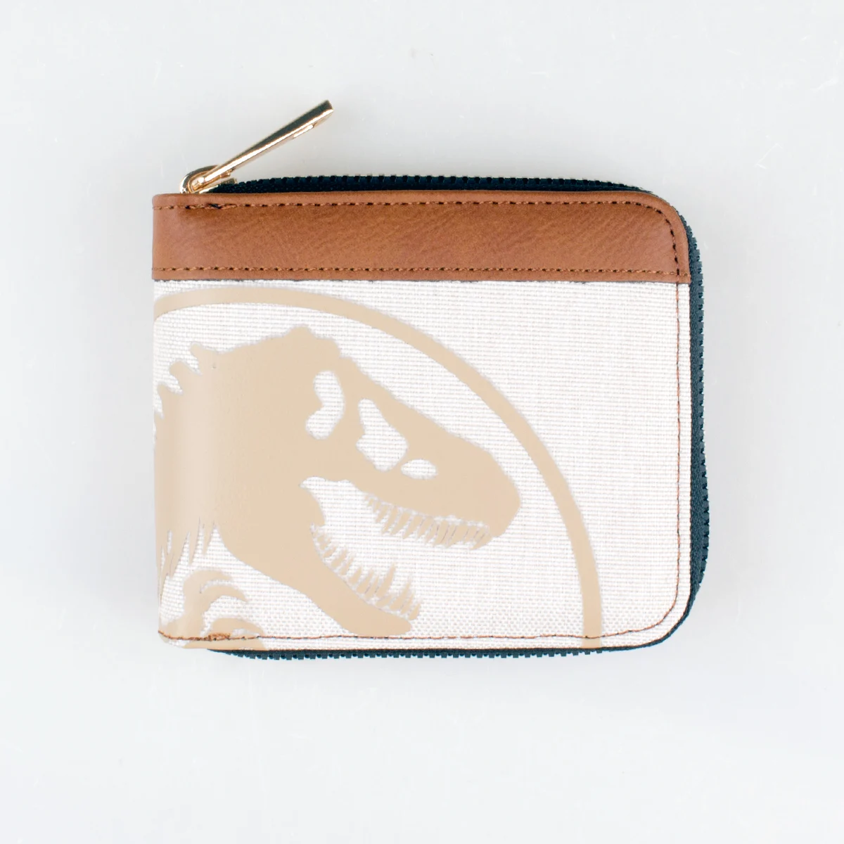 High quality peripheral zipper dinosaur wallet, stylish personalized card clip zero wallet
