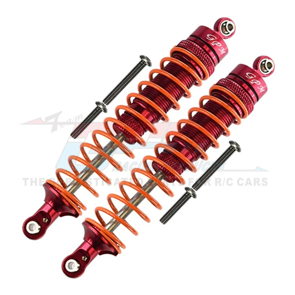 GPM ARRMA 1/8 TYPHON 1/10 화강암 빅락 크루 센튼 4X4 3S 업그레이드 부품, 금속 볼드 115mm 후면 완충기 AR330551