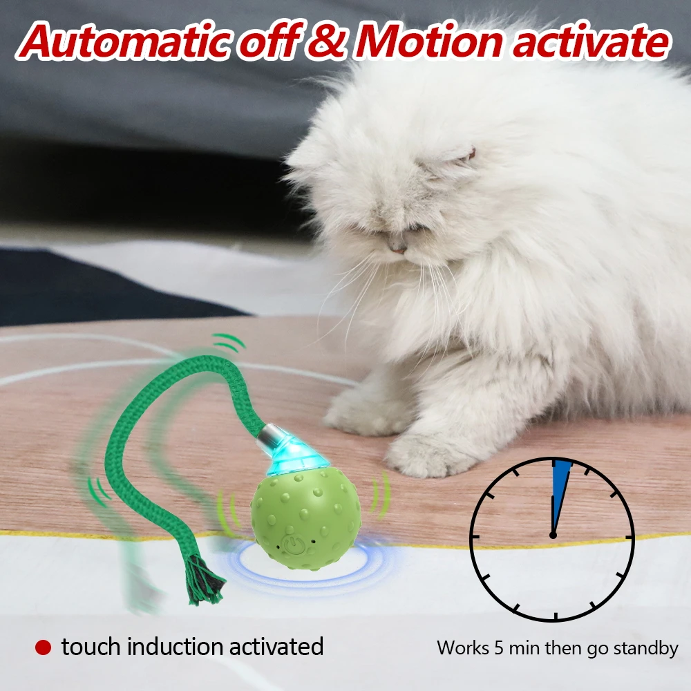thumbnail image 2 of 20-Pack Cat Ball Replacement Tails | Flannel Worm Refills For Automatic Cat Wand Toys, Yellow 4.3in Length 2 of 13