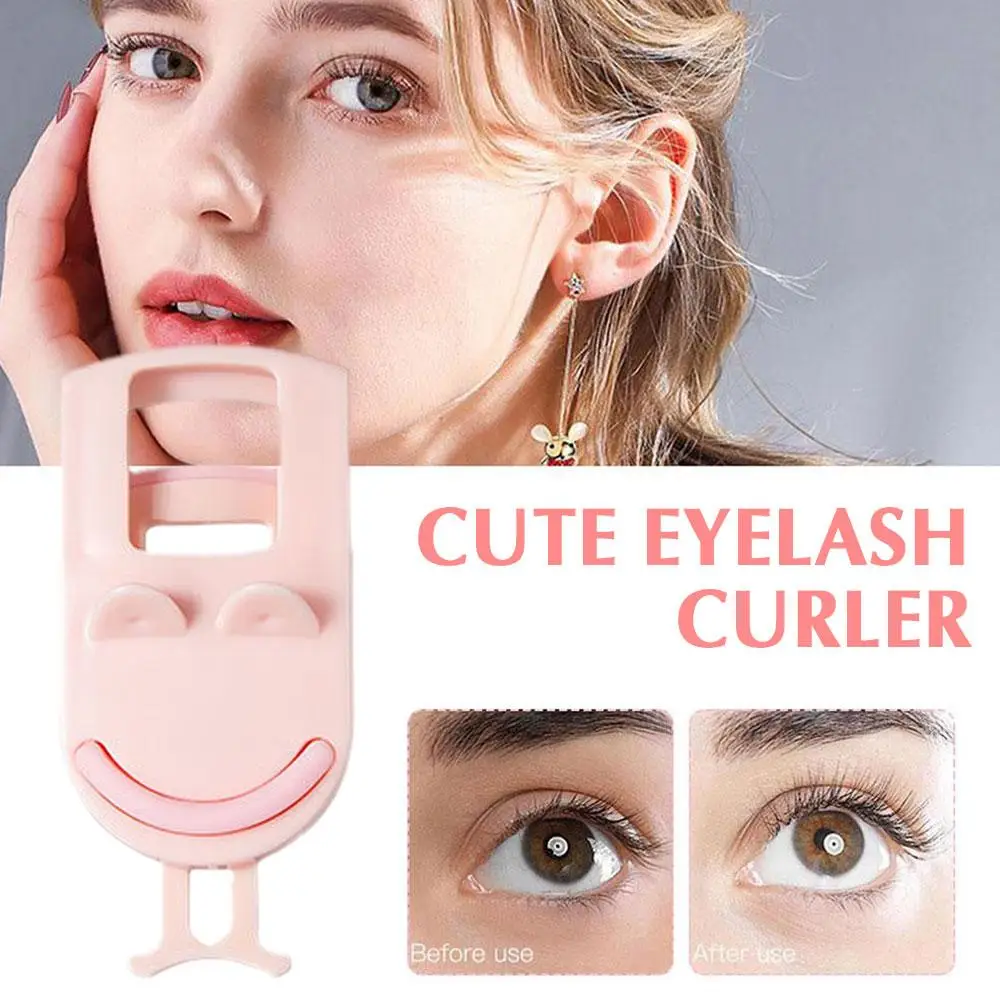 

Eyelash Curler Curl and Shape Portable Rubber Pad Beginners Press Eyelash Curler Makeup Easy for New C3D8