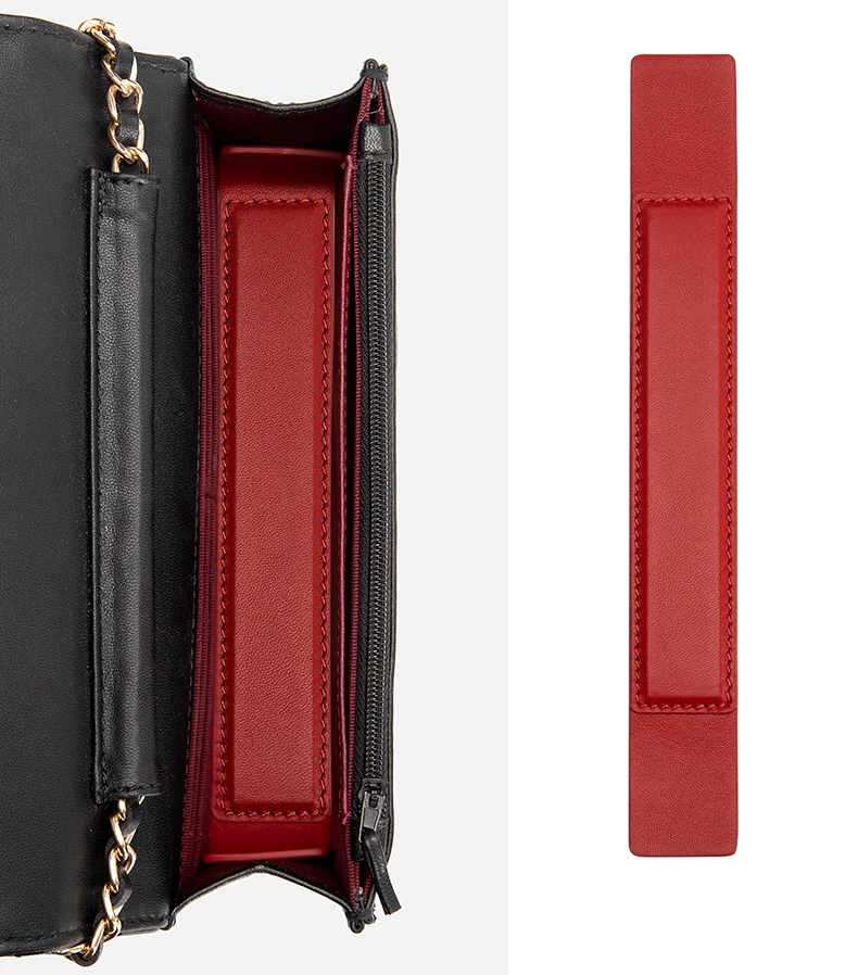 WUTA Ledertaschen-Basisformer für Chanel Woc Geldbörsen-Einsatz, tragbares Stütz-Bodenpolster, Handtasche, inneres Transformationszubehör – Detail 3