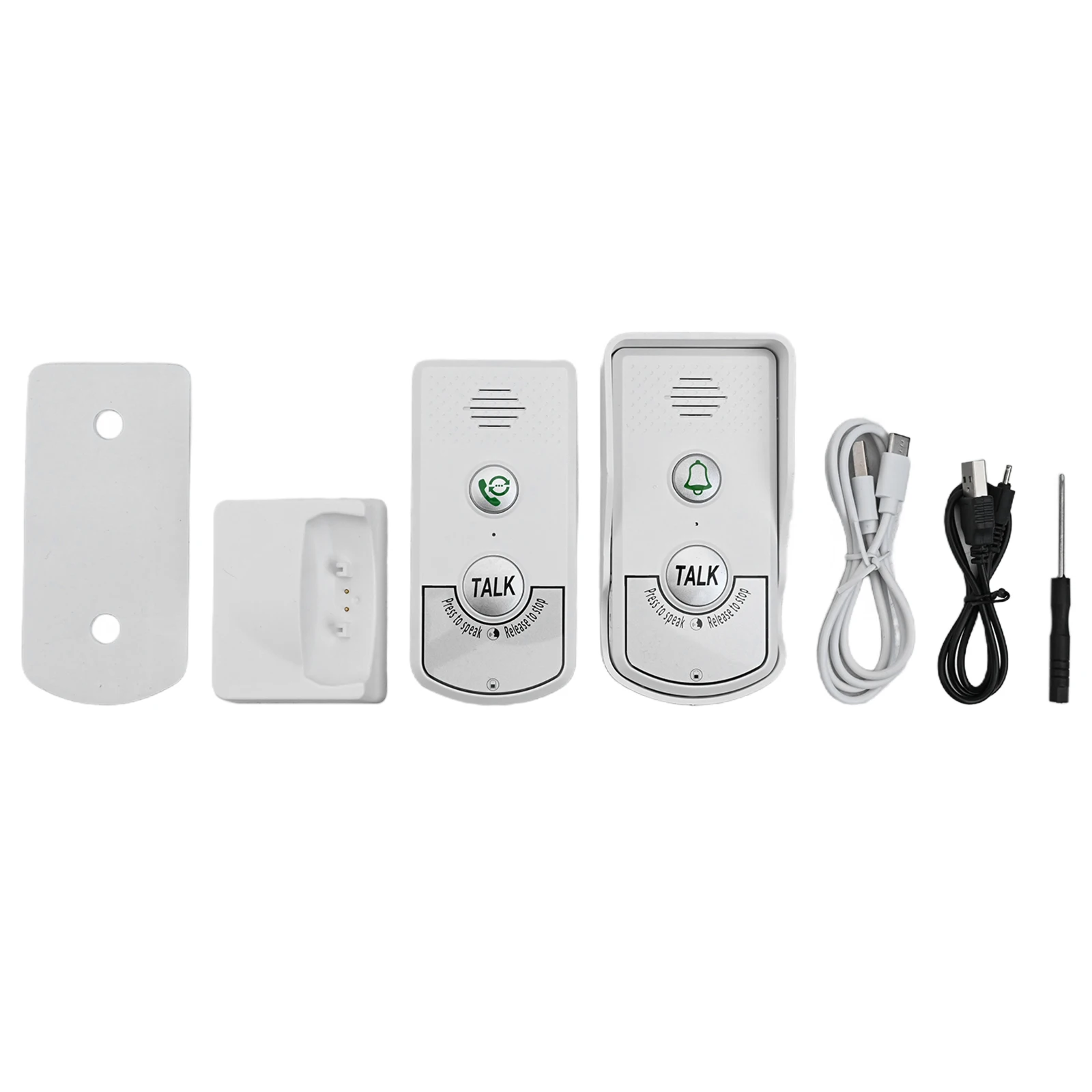 Long Range Doorbell 1000m Doorbell Home Security Built-in 2k MAh Battery Strong Penetration Dedicated Smart Core