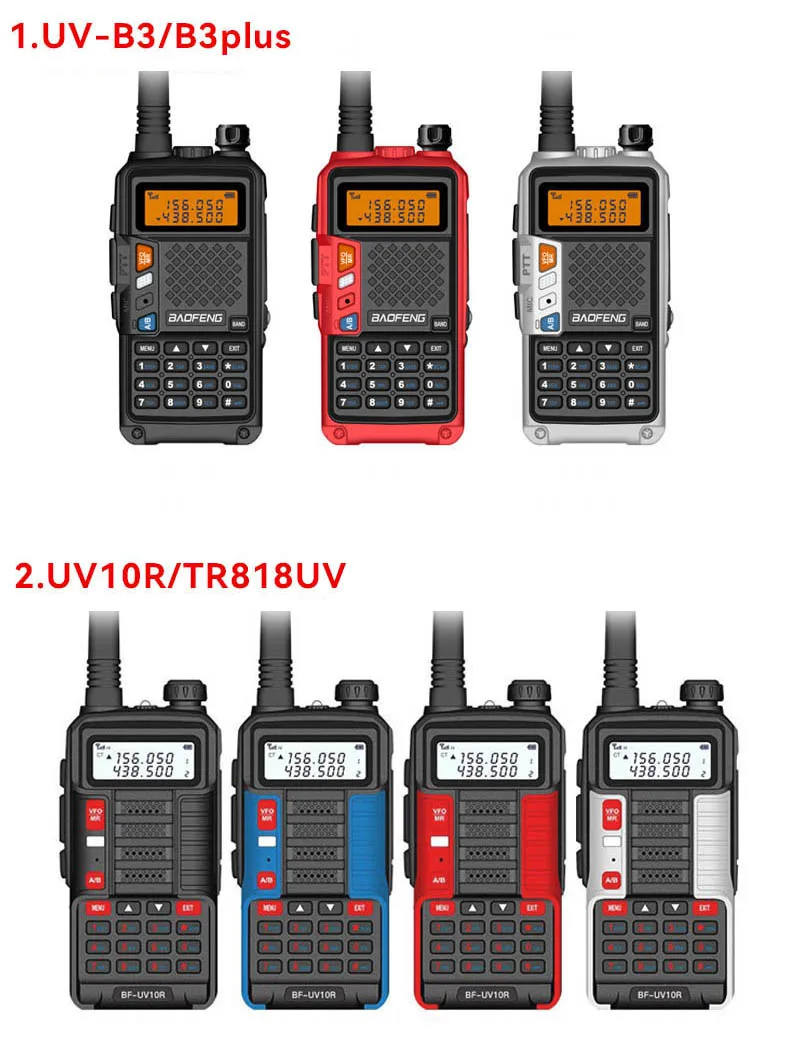 BaoFeng UV-S9 Plus Walkie Talkie Battery TypeC C Compatible With UV-10R Pro BF-UVB3 Plus Baofeng Two Way Radio Li-ion Battery