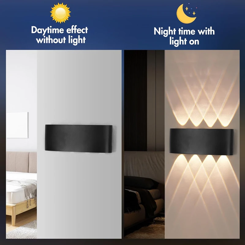 Aluminum Interior Wall Light Waterproof IP65 LED Wall Lamp Outdoor Garden Lights Bedroom Living Room Loft Decor Stairs Lighting led light led wall lamp wall light