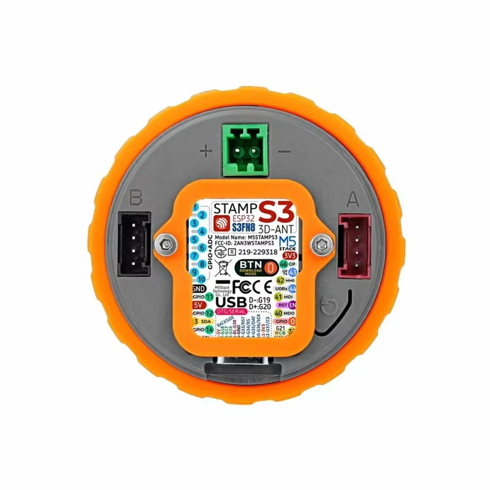 Fmchip M5Dial Programmable Controller Encoder M5StampS3 Rotary Development Board 1.28-inch Round Touchscreen Smart Home Control