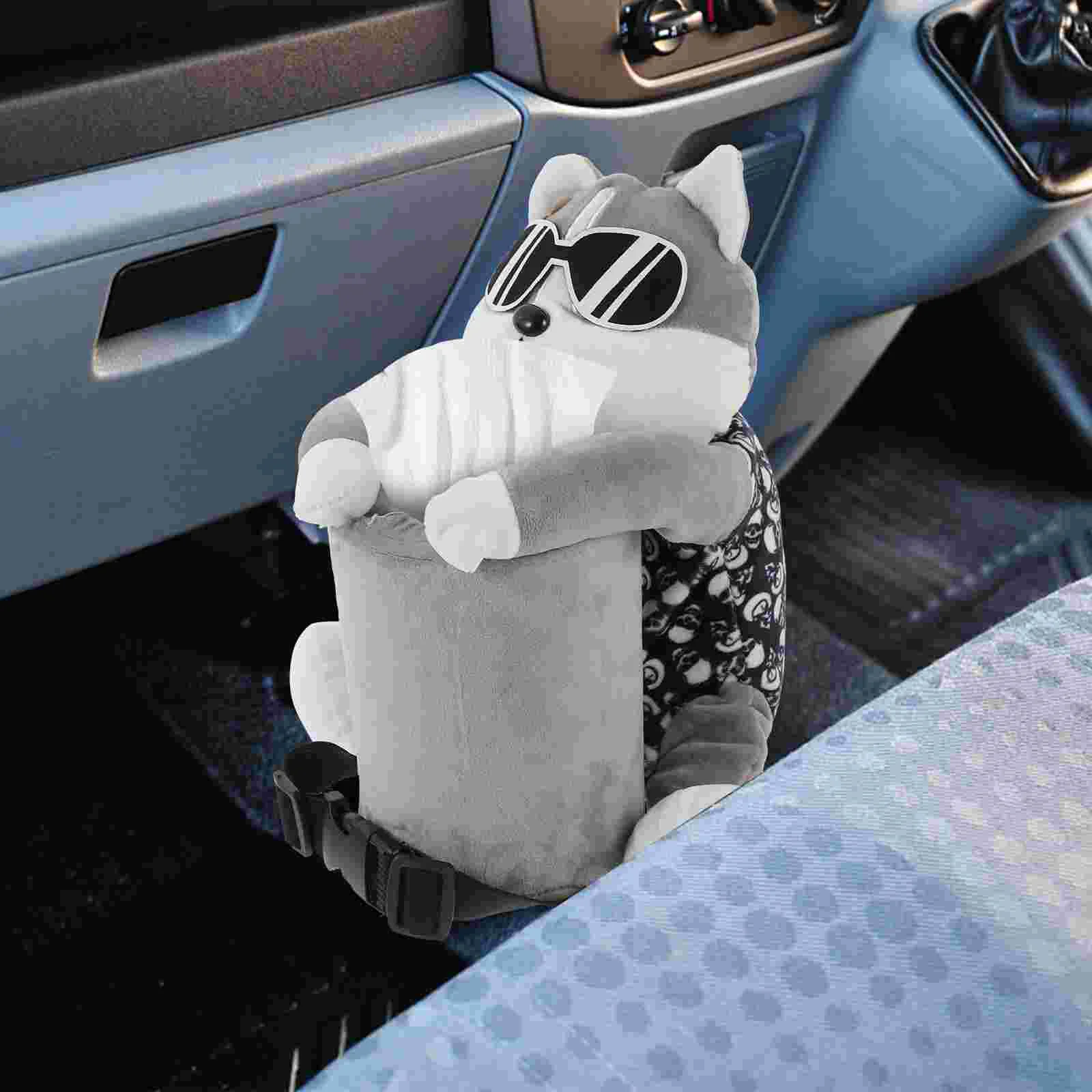 

Plush Animals Tissue Box Cute Car Dog Napkin Paper Roll Holder Funny Novelty Seat Hanging Tissue Paper Cover Organizer Home