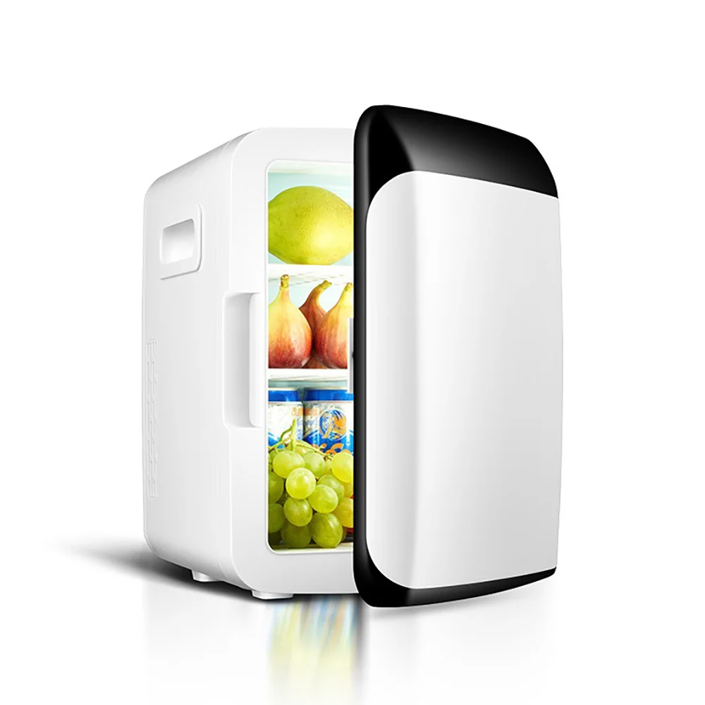 10L Refrigerators Compressor Mini Portable Fridge Black for Home, Office, Bedroom, Hotel Room, Car, Motor Vehicle