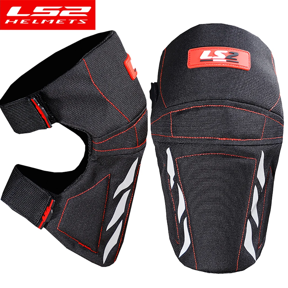 

LS2 Original Motorcycle Knee Pads Protective Motocross Racing Knee Equipment Thickened Guards Joelheira Motorcycle Accessories