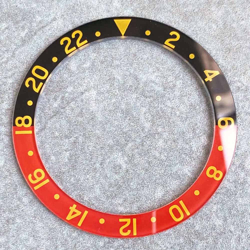 Premium Diving Ceramic/Aluminum Bezel Insert - High-Quality 1 PCS, 36.5mm*29.2mm