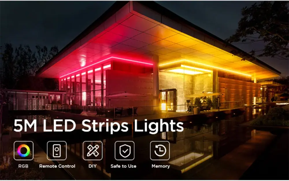 12V Led Strip Lights RGB 5050 5M 54 LEDS Bluetooth APP Control Luces Led Flexibl