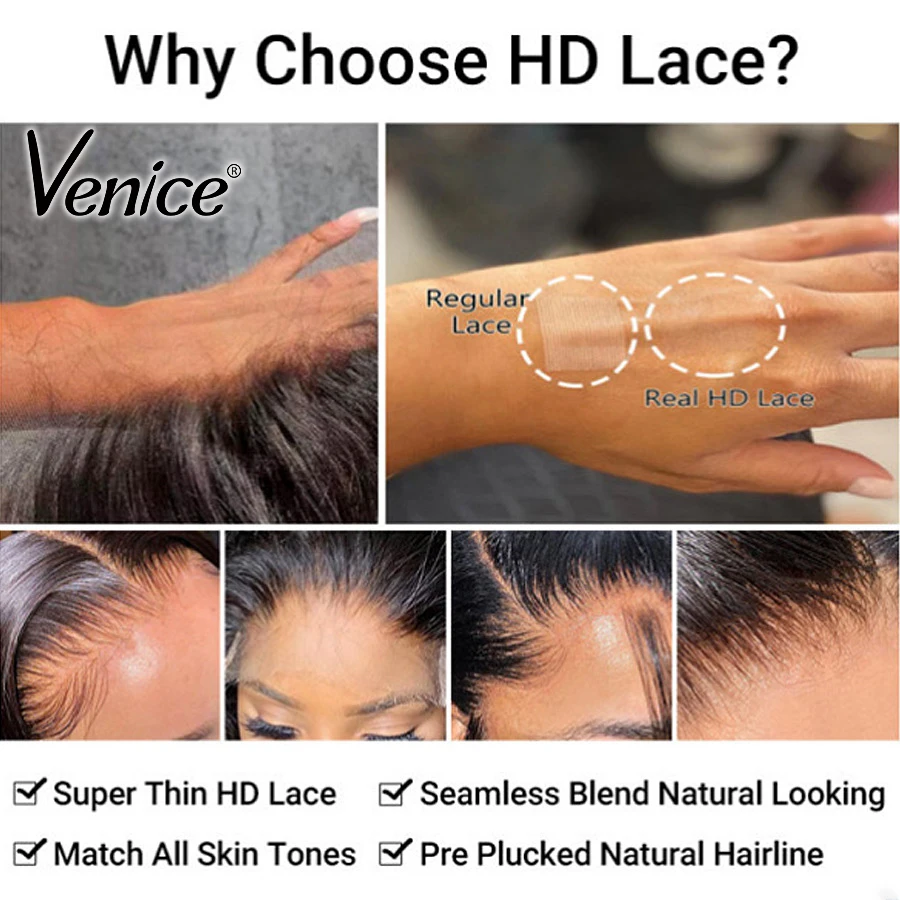 Venice Deep Part 2x6 HD Lace Closure Straight Virgin Human Hair Frontal