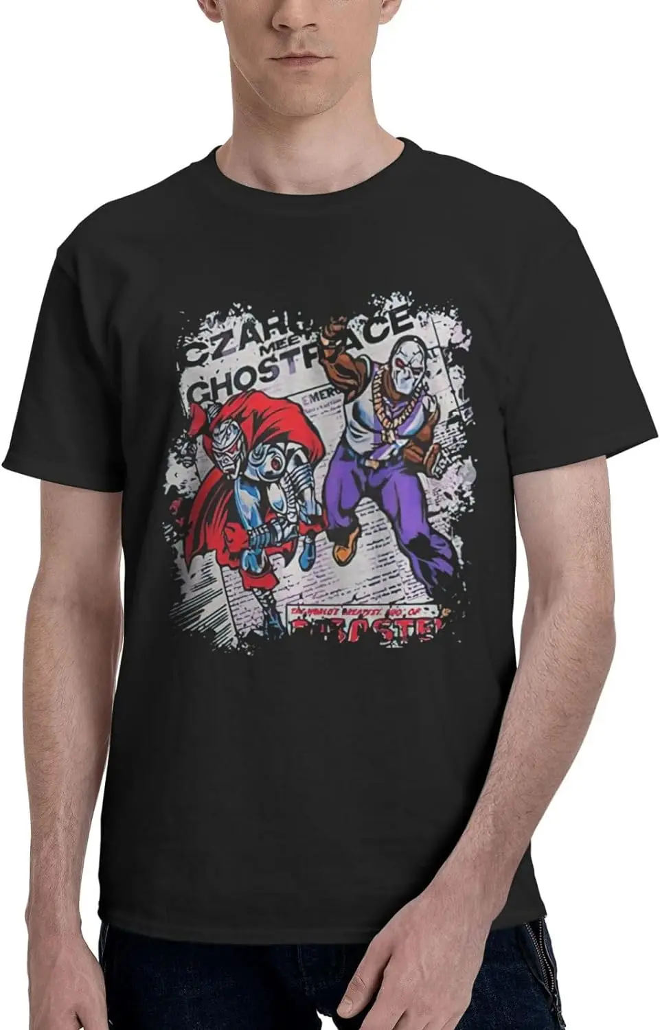 

Men's T Shirt Cotton Graphic Short Sleeve Clothing