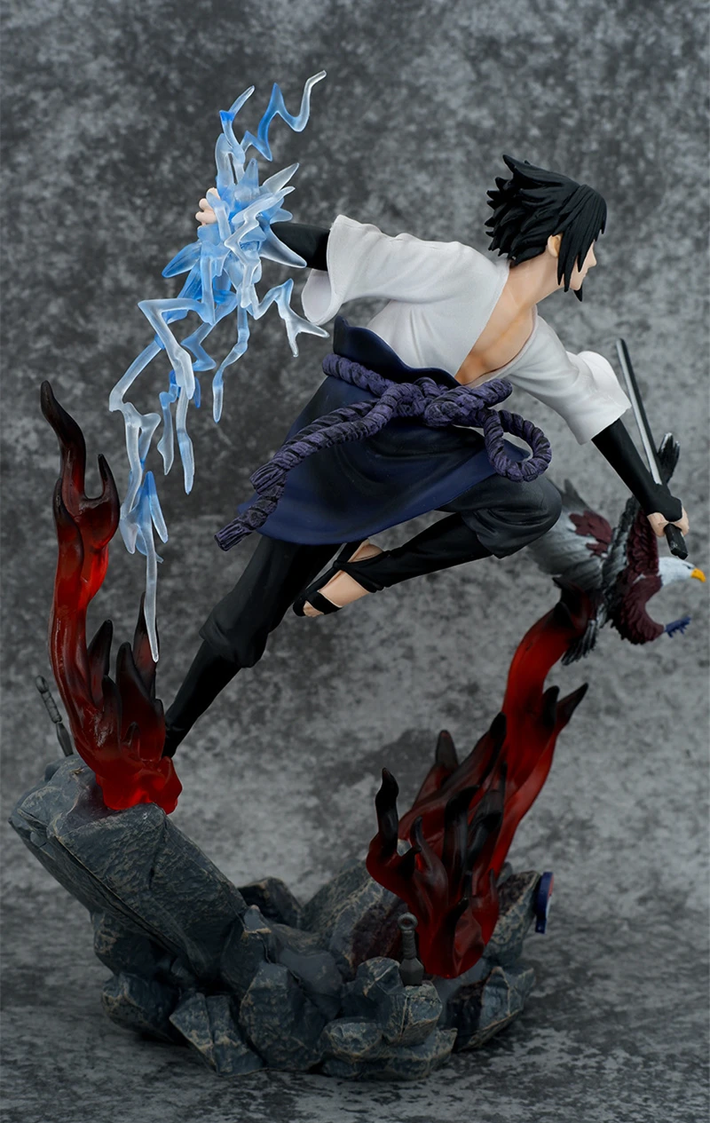 Sasuke Uchiha Chidori Action Figure Naruto Shippuden Anime PVC