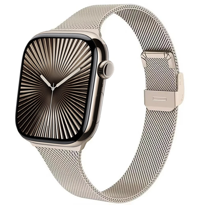 Sleek Milanese Metal Bracelet Watch Strap