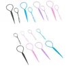 Popular 1SET Ponytail Creator Plastic Loop Styling Tools Pony Topsy Tail Clip Hair Braid Maker Styling Tool For Women Girl 5