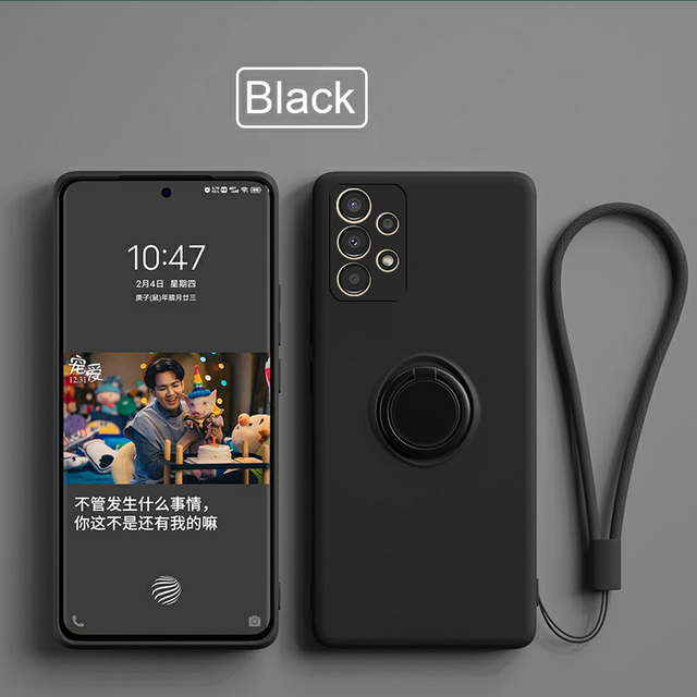 Square Silicon Phone Case For Samsung A23 4G On Cover Samsung Galaxy A23 a 23 SM-A235F Original Camera Protective Back Case