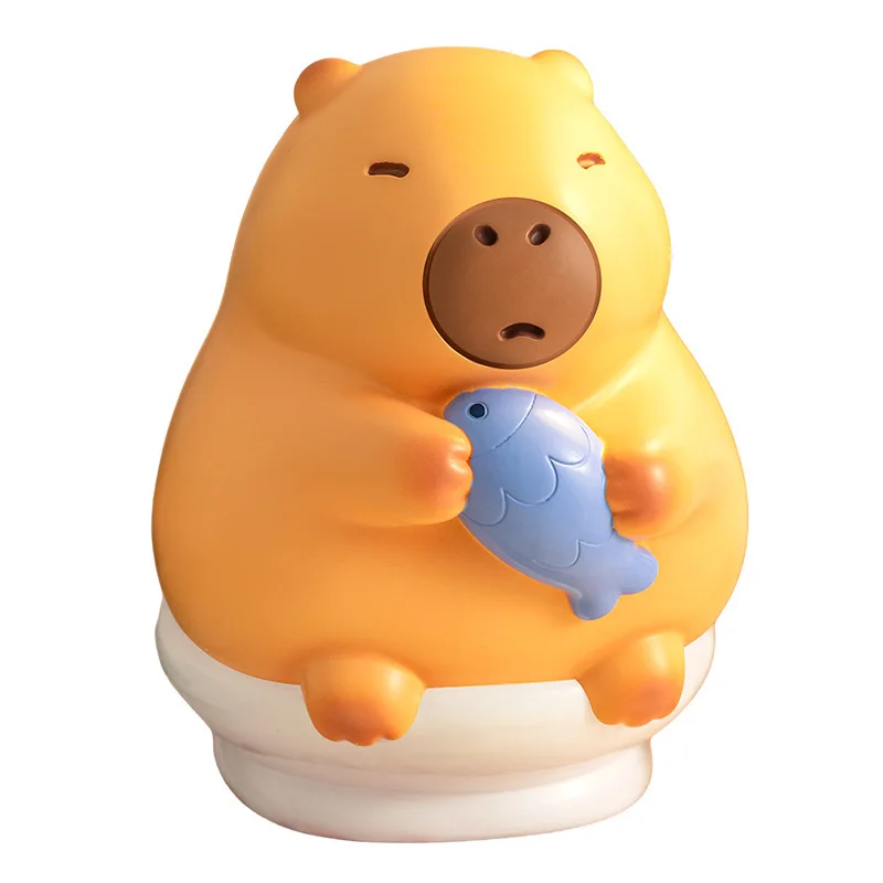 Capybara Vinyl Savings Jar Drop-resistant Can Be in And Out of Children's Gifts Money Bank Desktop Decoration Birthday Gift