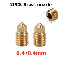 Enhanced Hotend Kit with Thermistor and 24V 65W Ceramic Cartridge Heater (2PC 0.4 Brass)