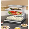20L Electric Food Steamer with Foldable Design, Multifunctional Triple-layer & Multi-layer Steam Box ZMZG-06B 5