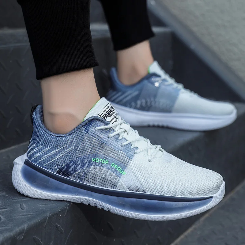 

Men Running Shoes Outdoor Non-slip Sports Training Sneakers Light Breathable Male Shoes Sports Flexible Walking Flats Casual