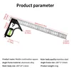 Metal 90 Degrees Straight Right Angle Ruler Woodworking Horizontal Speed Square Protractor Angle Finder Measuring Tools 6