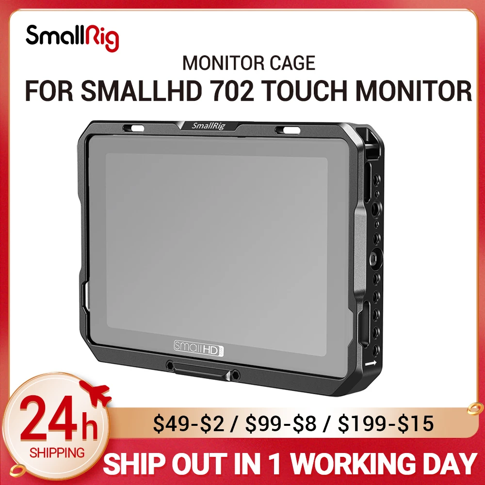 

Клетка для режиссера SmallRig с солнцезащитным капюшоном fr SmallHD 702, сенсорный монитор с функцией 1/4 и ARRI 3/8 и стандартным креплением NATO 2684