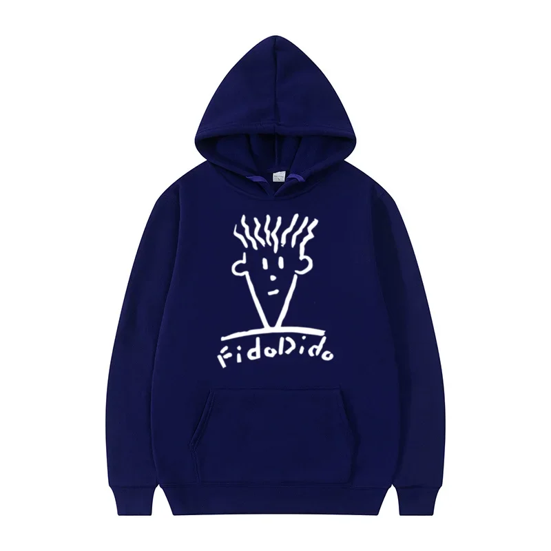 Autumn and Winter Casual Fashion Hooded Sweatshirt Men's Hooded Sweatshirt Fido Dido Popular Drink Print Streetwear Clothes 2