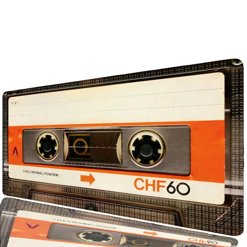 1pc 3D Cassette Music Tape Mouse Mat Desk Mat With Pad Gaming Accessories Prime Gaming XXL Keyboard Pad Padding Mat 6