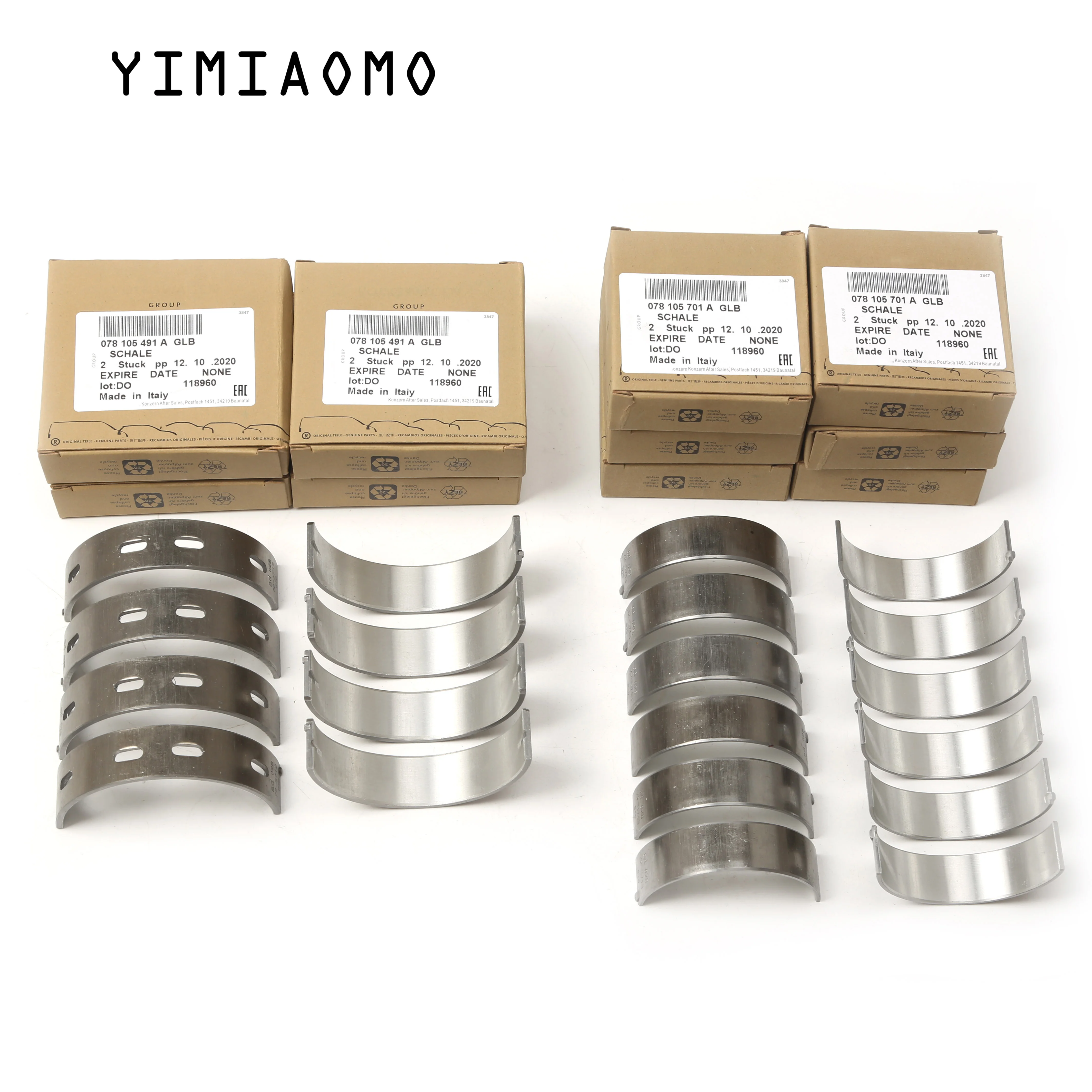 

078105561C Connecting Rod And Crankshaft Bearing Kit For Audi A4 A6 Avant S4 Cabrio. A8 S8 Quattro 1999-2007 3.0L ASN 078105701A
