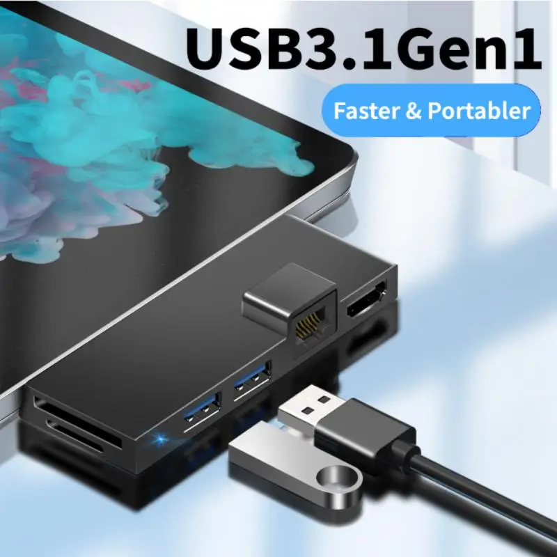 

Док-станция для ноутбука 6 в 1, USB 100, 4K, HDMI