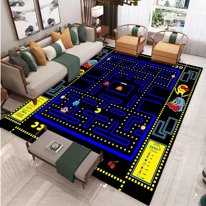 Game Carpet Retro Game Area Rug Retro Gaming Rug Livingroom Area Rug Home Decoration Rug