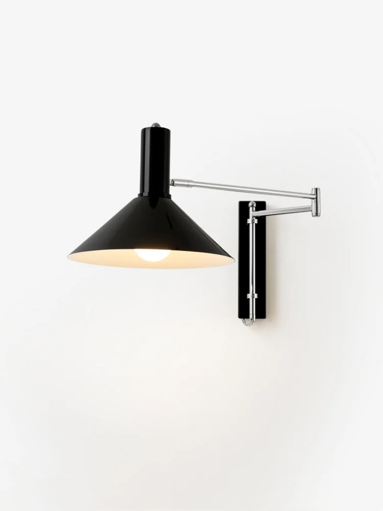 Modern Swing Wall Lamps Loft Adjustable Head Wall Lights Surface Installation Reading Wall Sconces E27 Indoor Wall Lamp 85-260v