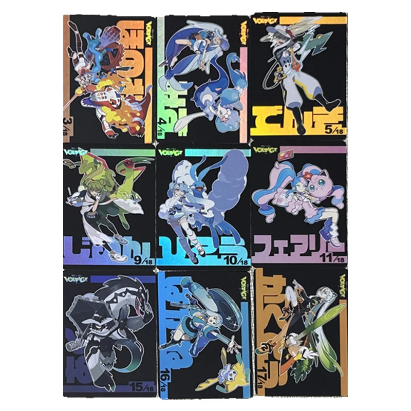 Anime Hatsune Miku Jigglypuff Lapras Flygon Dragapult Scizor Diy Flashcard Collectible Card Toy Birthday Gift