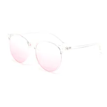 Japanese and Korean TR90 light frame blush glasses frame female net red myopia glasses frame big round face thin