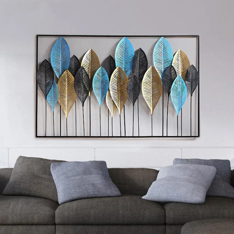 Wall Hanging Home Decoration Sofa Background Wall Iron Metal Hollow Wall Decoration 6