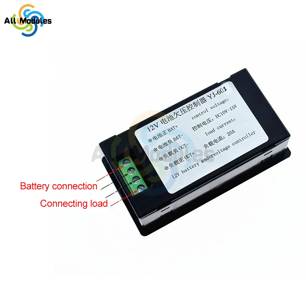 Battery Over-Discharge Protection Controller, 12V Safeguard System