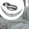 Stainless Steel Thickened Bedpan Firm Stable with Handle Potable Chamber Pot Sturdy Toilet Bowl for Bed Bound Elderly Home Use 3